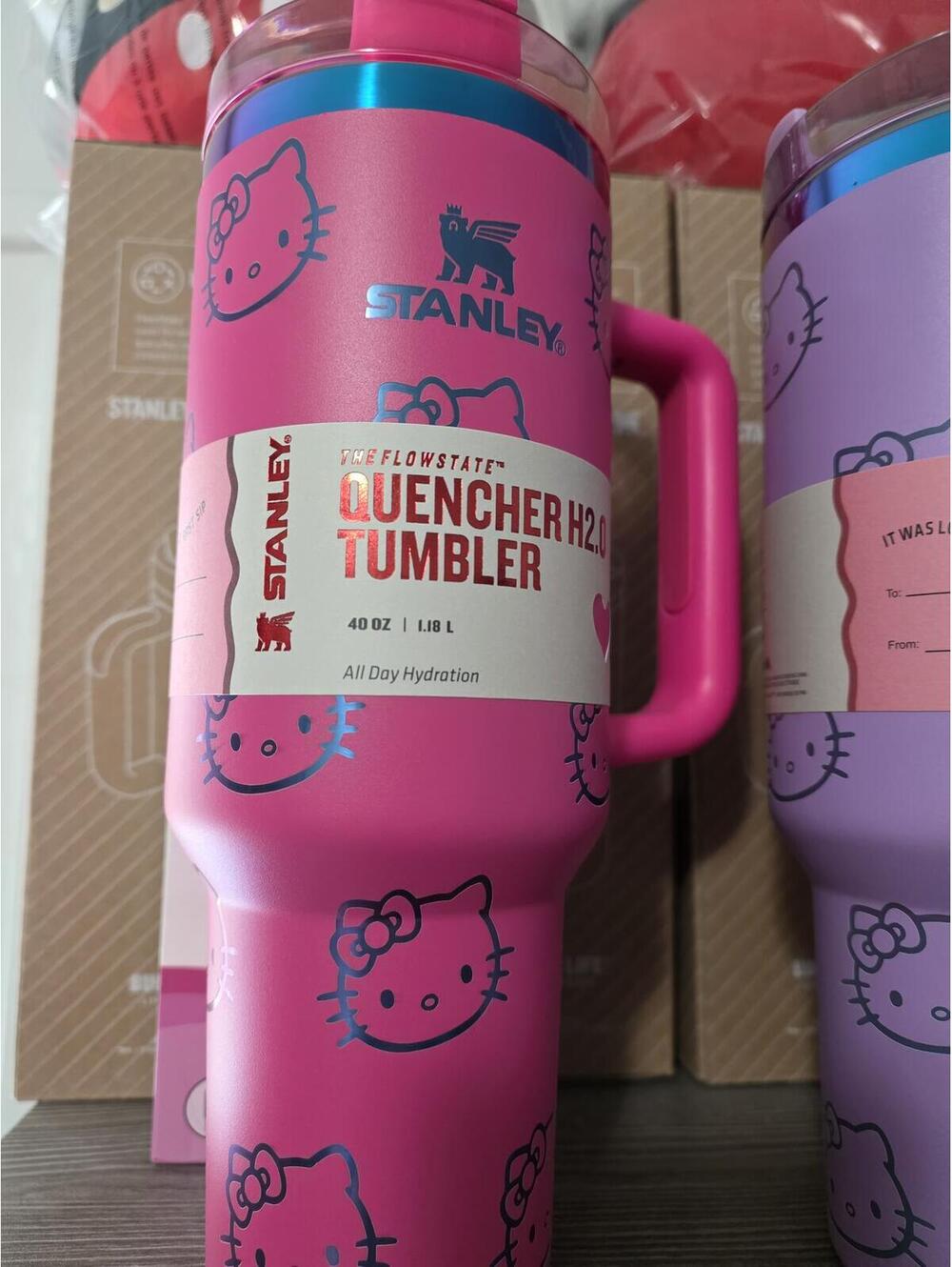 Hot Pink Hello Kitty Stanley new with box 40 oz mug